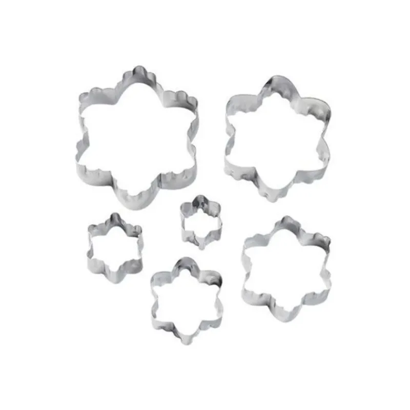 Cerf Dellier Emporte-Pièces Et Découpoirs*6 Emporte-Piece Fleurs Double Face Wilton