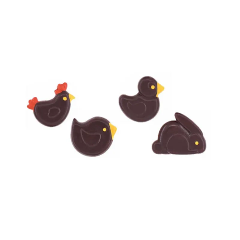 Animaux De Pâques Assortis En Chocolat Noir (X48)>Cerf Dellier Outlet
