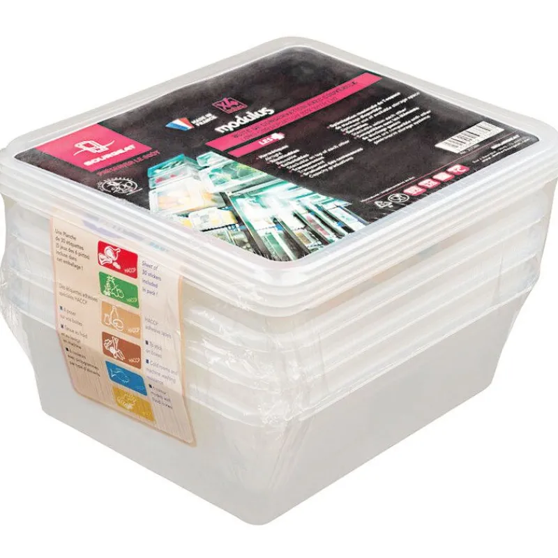 Bacs Modulus Rigides En Polypropylene Gn 1/2 Avec Couvercles (X4)>Cerf Dellier Clearance