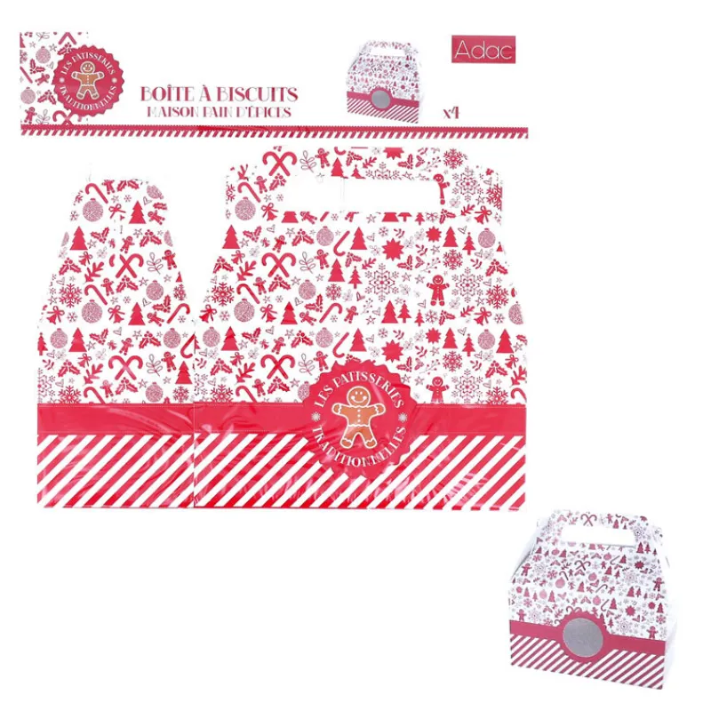 Boite A Biscuits Maison Pain D'Épices (X 4)>Cerf Dellier Hot