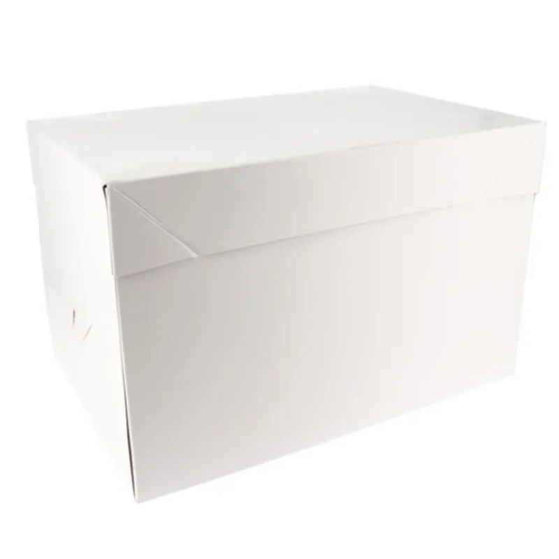 Boite Patissiere Blanche 26 X 36 X 20 Cm Patisdecor>Cerf Dellier