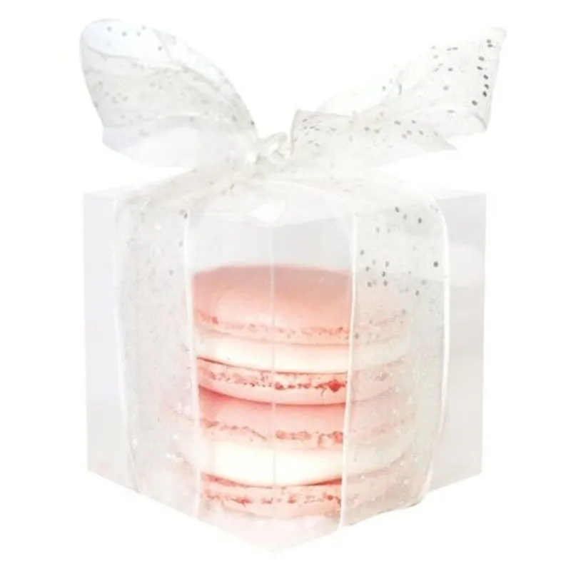 Boîtes Transparentes 8 X 8 X 8 Cm Patisdecor (X 4)>Cerf Dellier Sale
