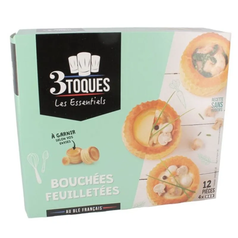 Cerf Dellier Prets A Garnir Salés*Bouchees Feuilletees A Garnir (X12)