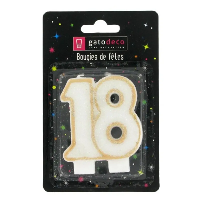 Bougie Anniversaire 18 Ans Patisdecor>Cerf Dellier Hot