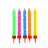 Bougies Multicolores Etoiles Patisdecor (X 10)>Cerf Dellier Outlet