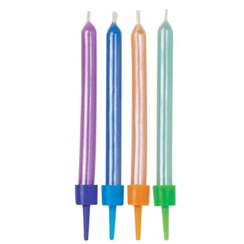 Bougies Nacrees Pastelles Wilton (X 10)>Cerf Dellier Sale