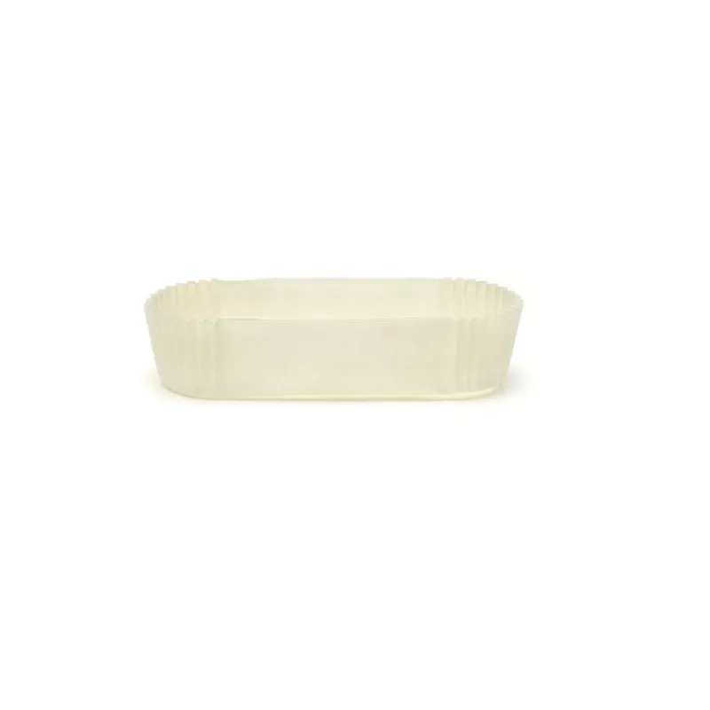 Caissette Ovale Plissee Blanche Calypso N88 (X1000)>Cerf Dellier Outlet