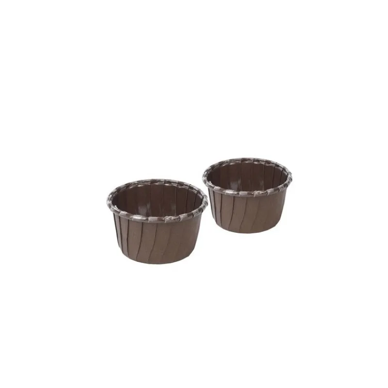 Cerf Dellier Moules Papier Et Carton*Caissettes Cuisine En Carton Marron (X250)