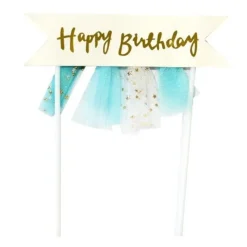 Cake Topper Banderole Anniversaire Patisdecor>Cerf Dellier Online