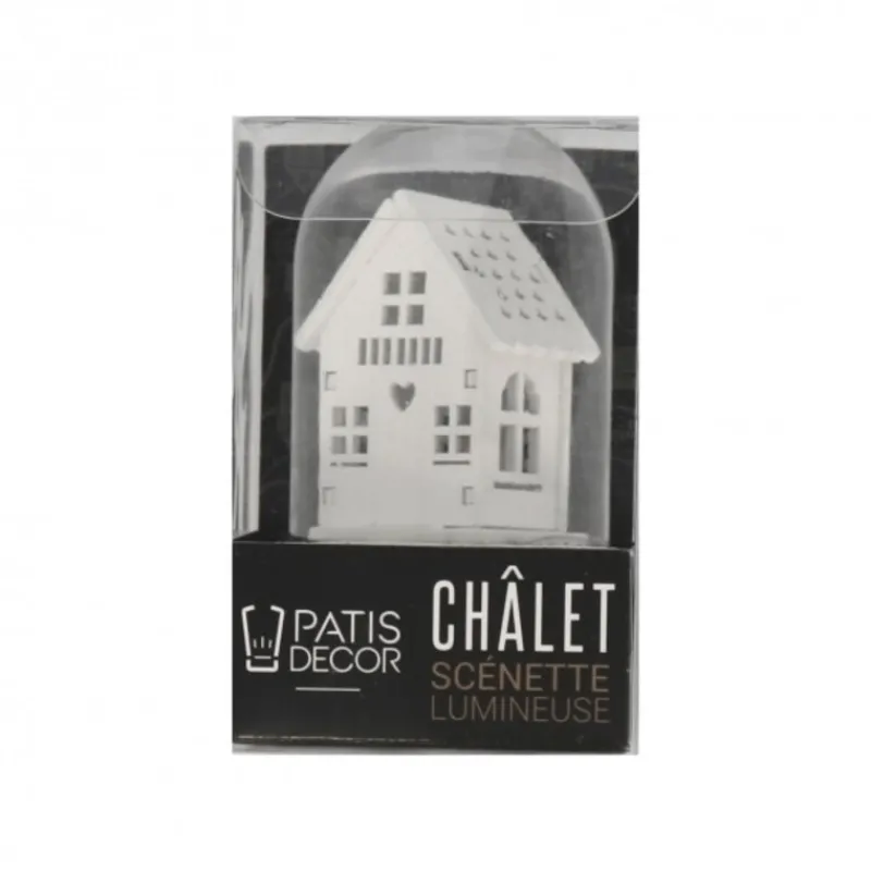Cake Topper Chalet Lumineux Patisdecor>Cerf Dellier Hot