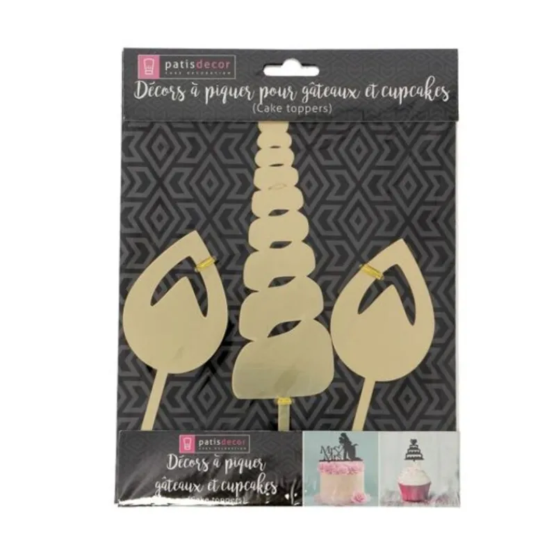 Cake Topper Licorne Dores>Cerf Dellier Hot