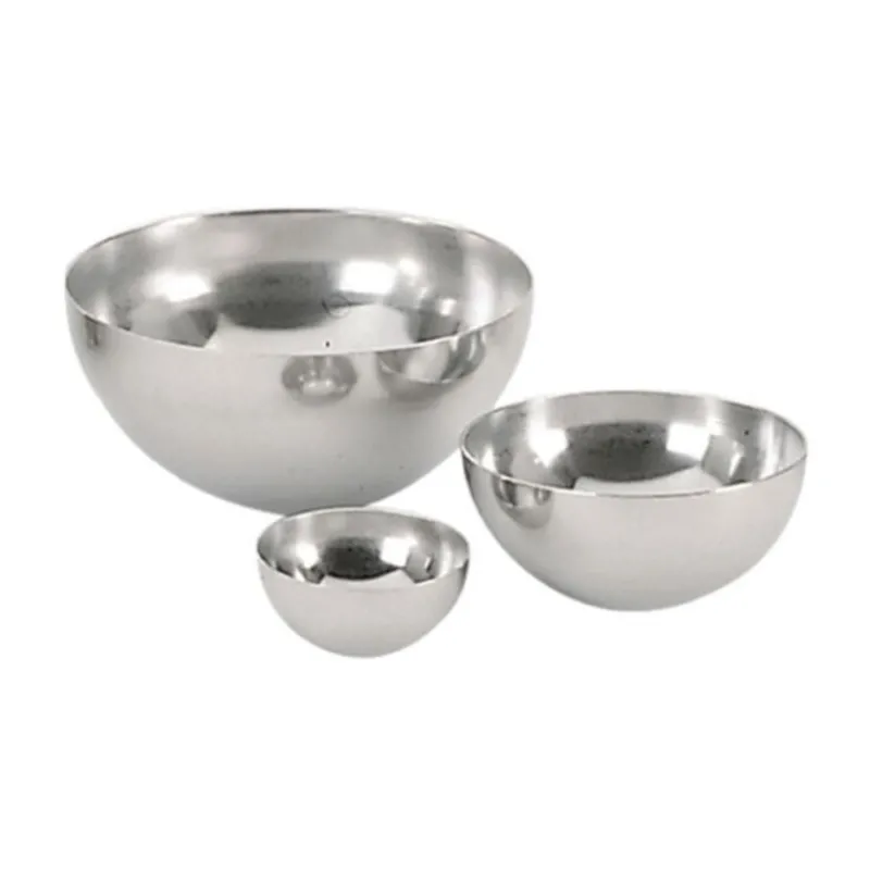 Cerf Dellier Cercles À Patisserie*Calotte Demi-Sphere Inox H 4,8 Cm 10 Cm De Buyer