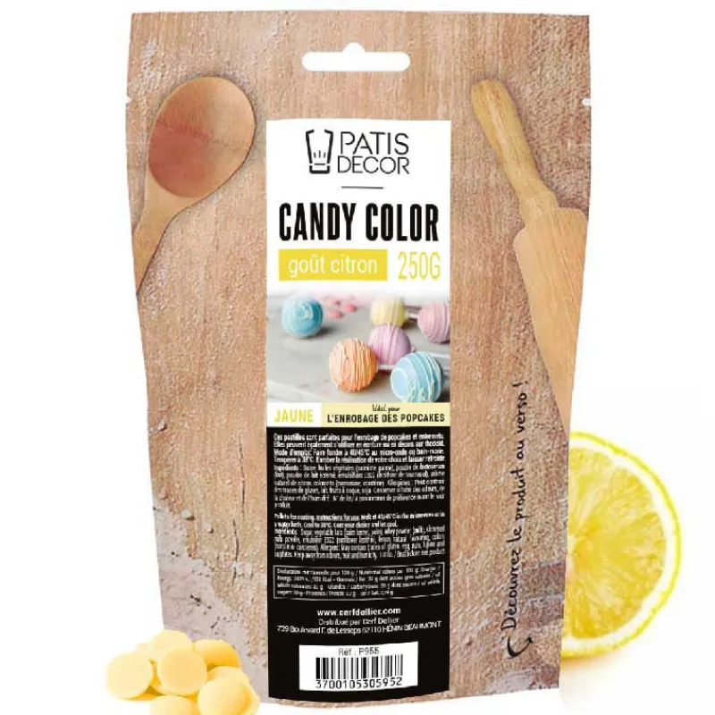 Cerf Dellier Casher*Candy Color Jaunes Gout Citron 250 G
