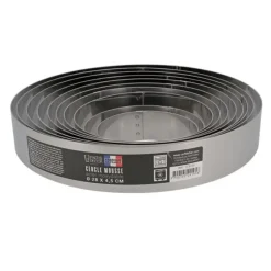 Cerf Dellier Cercles À Patisserie*Cercle A Mousse Inox H 4,5 Cm 16 Cm Patisdecor