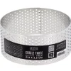 Cerf Dellier Cercles À Patisserie*Cercle A Tarte Perfore Inox H 3,5 Cm 8 Cm Patisdecor
