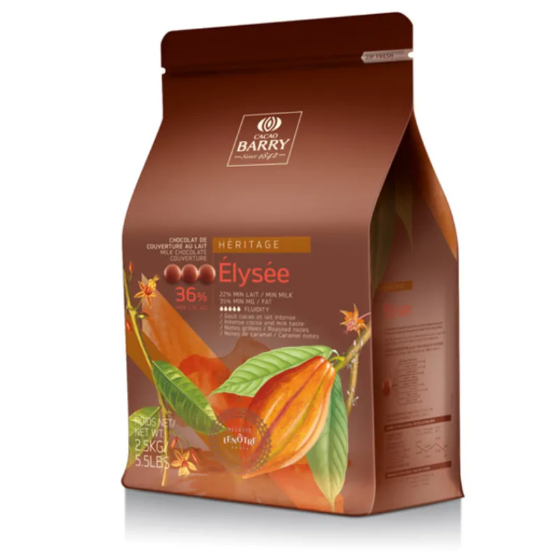 Cerf Dellier Chocolats De Couverture*Chocolat De Couverture Au Lait Elysee 36 % 2,5 Kg