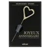 Cierge Magique Coeur Dore + Carte Joyeux Anniversaire Noire>Cerf Dellier Best
