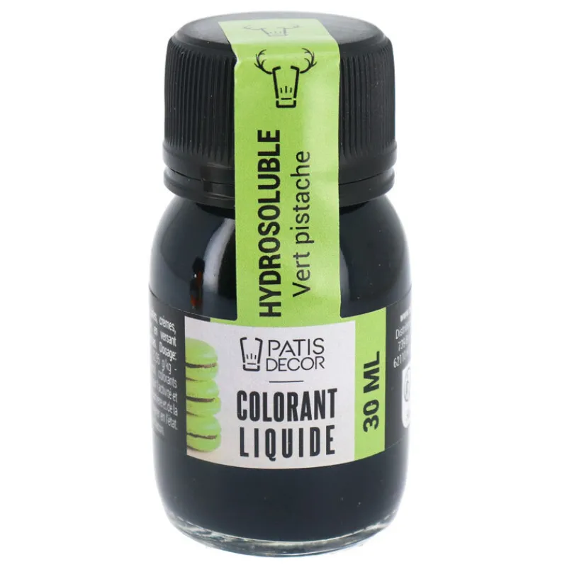 Cerf Dellier Colorants Alimentaires Liquides*Colorant Liquide Hydrosoluble Vert Pistache 30 Ml