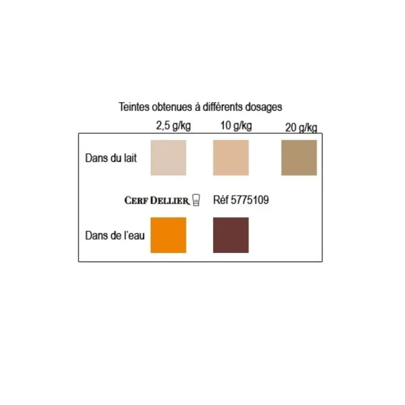 Cerf Dellier Colorants Alimentaires En Poudre*Colorant Poudre Alimentaire Caramel 100 G