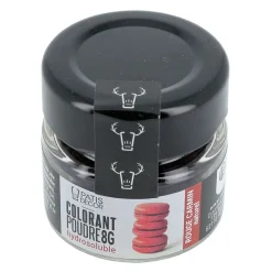 Cerf Dellier Colorants Alimentaires En Poudre*Colorant Poudre Hydrosoluble Rouge Carmin Naturel 8 G