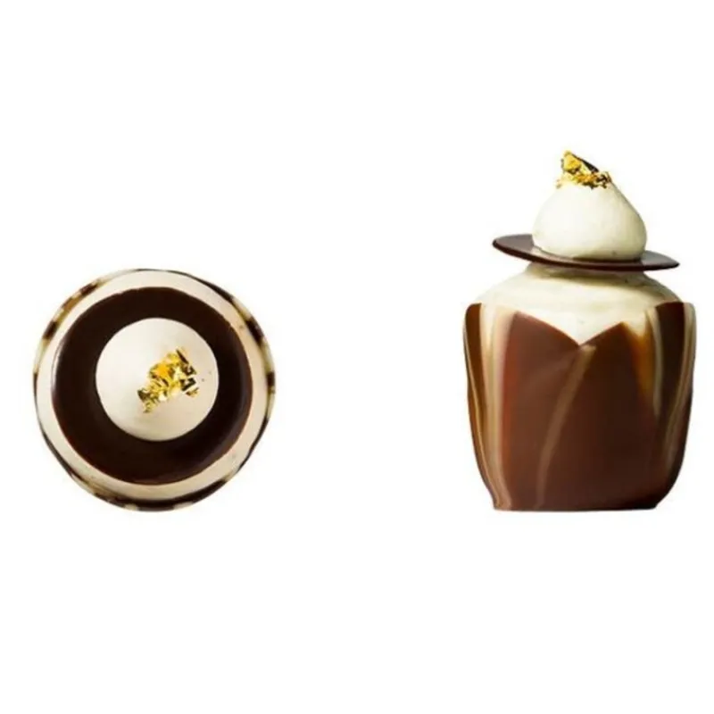 Coupelles Chocolat Marbre Petits Fours (X38)>Cerf Dellier Best