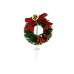 Couronne De Noël Sur Pique>Cerf Dellier Discount