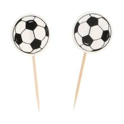 Cupcake Toppers Ballon De Foot (X 25)>Cerf Dellier Clearance