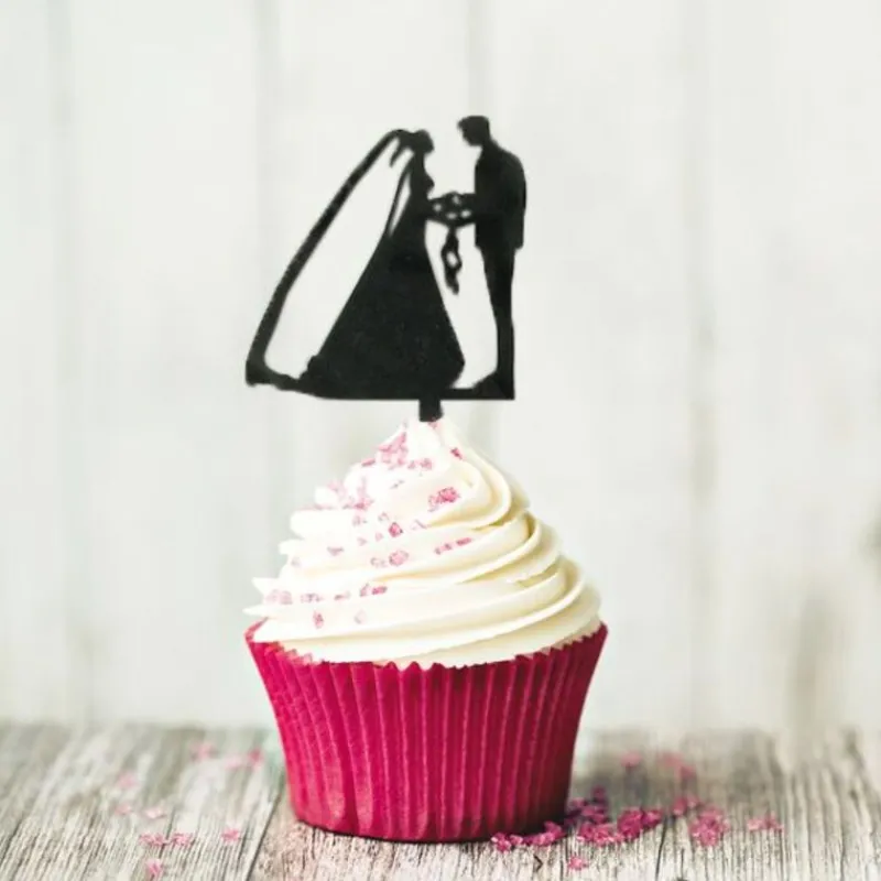 Cupcake Toppers Couples De Maries (X 8)>Cerf Dellier New