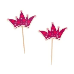 Cupcake Toppers Couronnes De Princesses (X 12)>Cerf Dellier Outlet