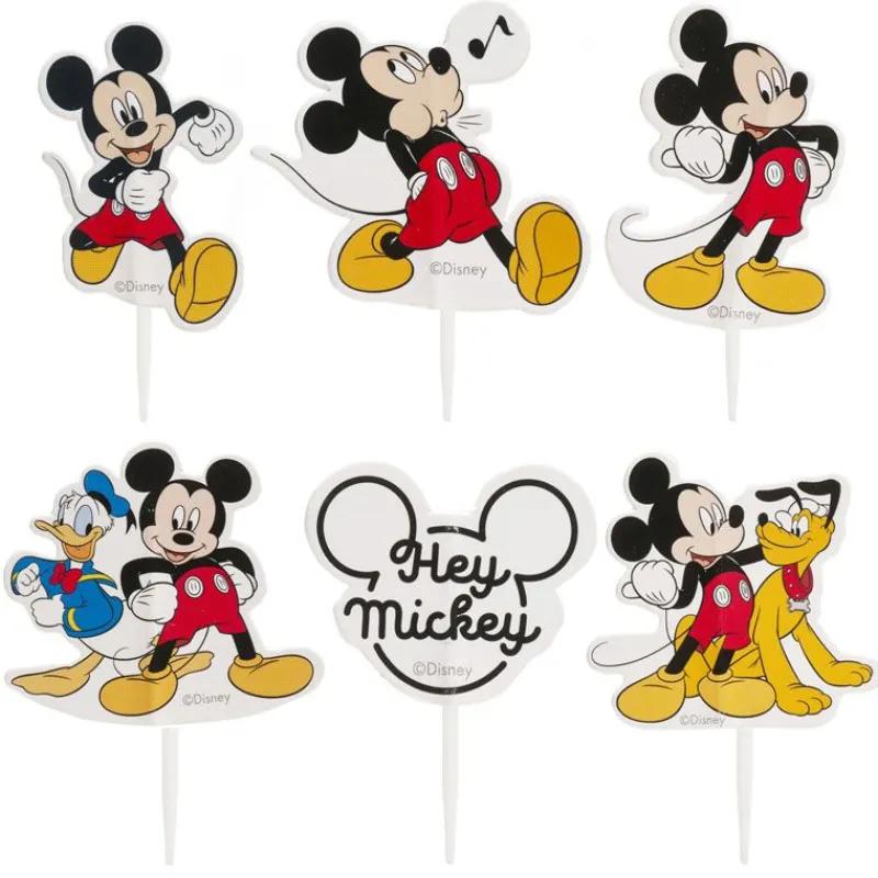 Cupcake Toppers Mickey Assortis (X30)>Cerf Dellier Clearance