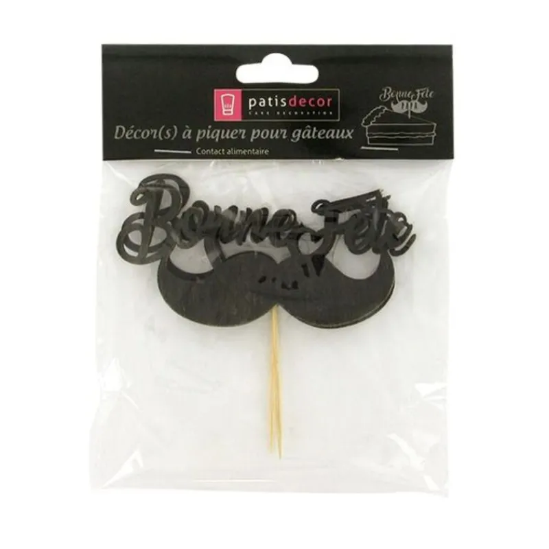 Cupcake Toppers Moustache >Cerf Dellier Sale