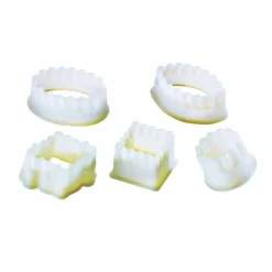 Cerf Dellier Emporte-Pièces Et Découpoirs*Découpoirs Canneles Assortis En Polyglass (X 5)