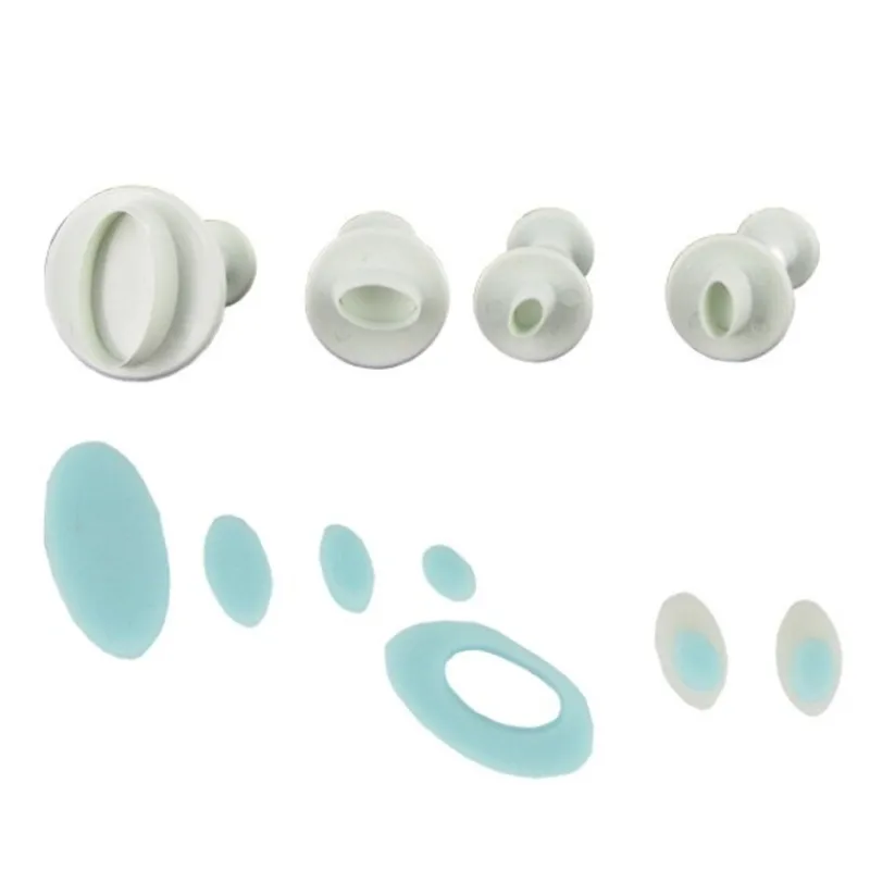 Découpoirs Éjecteurs Mini-Ovales Patisdecor (X 4)>Cerf Dellier Hot