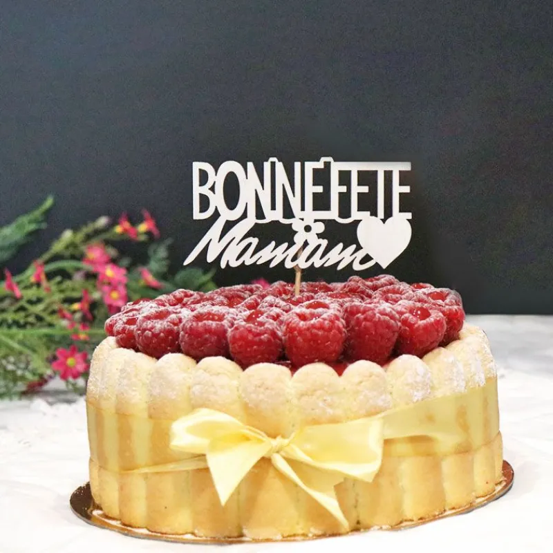 Decor Bonne Fete Maman Sur Pique (X30)>Cerf Dellier Outlet
