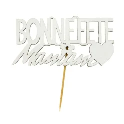 Decor Bonne Fete Maman Sur Pique (X30)>Cerf Dellier Outlet