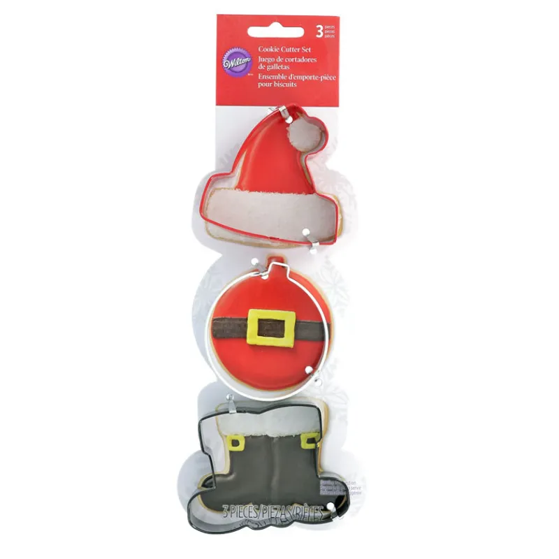 Cerf Dellier Emporte-Pièces Et Découpoirs*Emporte-Pièces Noël Assortis Wilton (X 3)