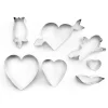 Cerf Dellier Emporte-Pièces Et Découpoirs*Emporte-Pièces Saint Valentin Assortis (X 7)
