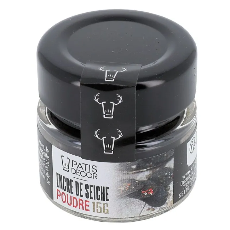 Cerf Dellier Epicerie Fine*Encre De Seiche Patisdecor 15 G