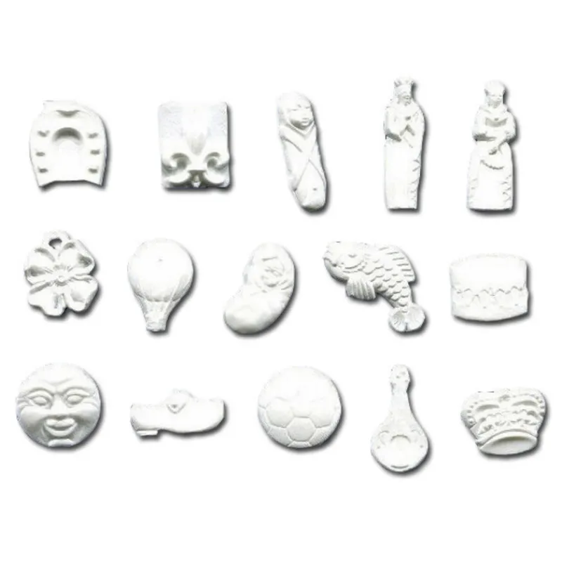 Feves En Plastique Blanches Assorties (X1000)>Cerf Dellier Discount