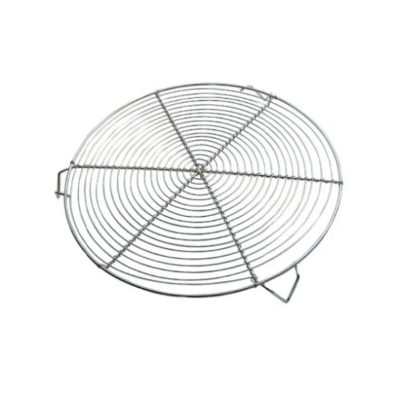 Cerf Dellier Grilles A Patisserie*Grille A Patisserie Ronde Nickelee Avec Pieds 28 Cm