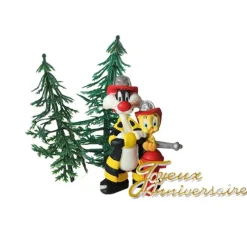 Kit Anniversaire Titi Et Grosminet Pompiers>Cerf Dellier Sale
