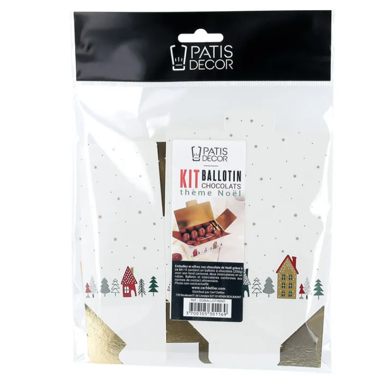 Kit Ballotin Blanc Village De Noël>Cerf Dellier Hot