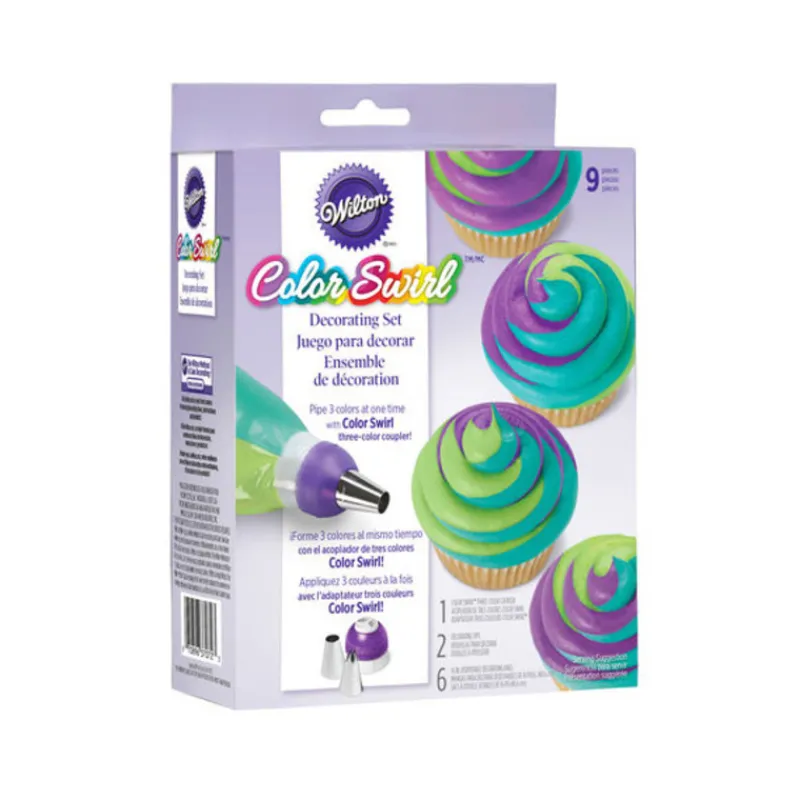 Cerf Dellier Douilles*Kit De Décoration Tricolore Wilton