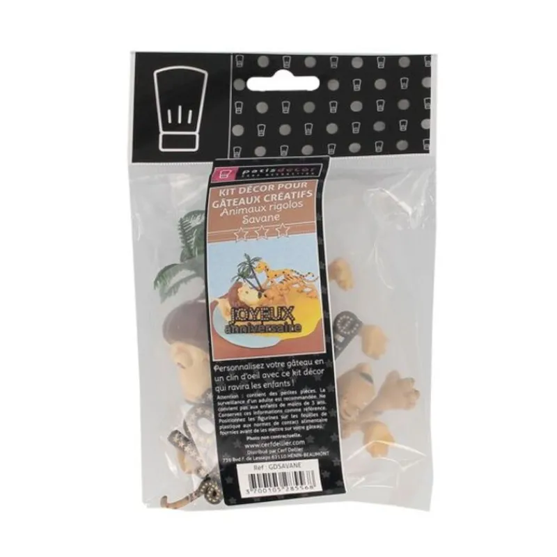 Kit Decor Gateau Savane>Cerf Dellier Best