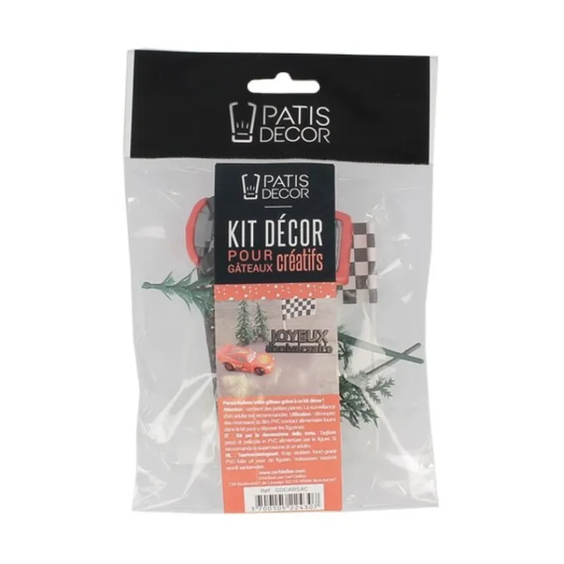 Kit Decor Gateau Voiture De Course>Cerf Dellier New