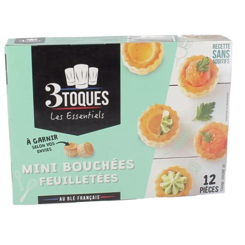Cerf Dellier Prets A Garnir Salés*Mini Bouchees Feuilletees A Garnir (X12)