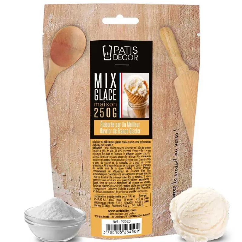 Cerf Dellier Mix Glaces Et Sorbets*Mix Glace Maison Patisdecor 250 G