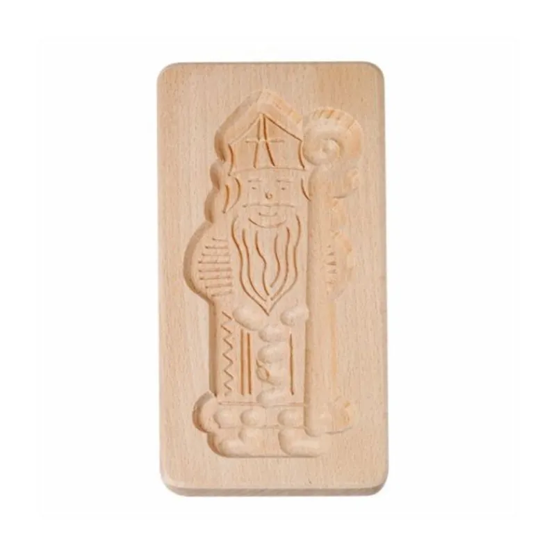 Cerf Dellier Moules En Bois*Moule A Speculoos En Bois Saint Nicolas