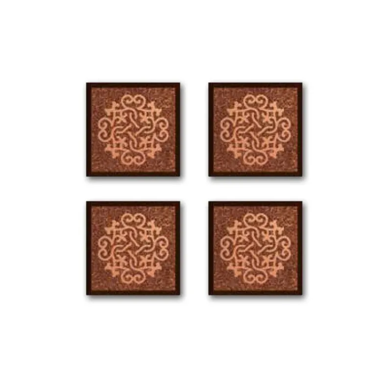 Cerf Dellier Moules Chocolat*Moule Carres Chocolat Decor Arabesques
