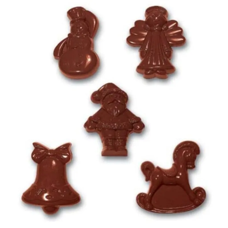 Cerf Dellier Moules Chocolat*Moule Chocolat Sujets De Noël Assortis